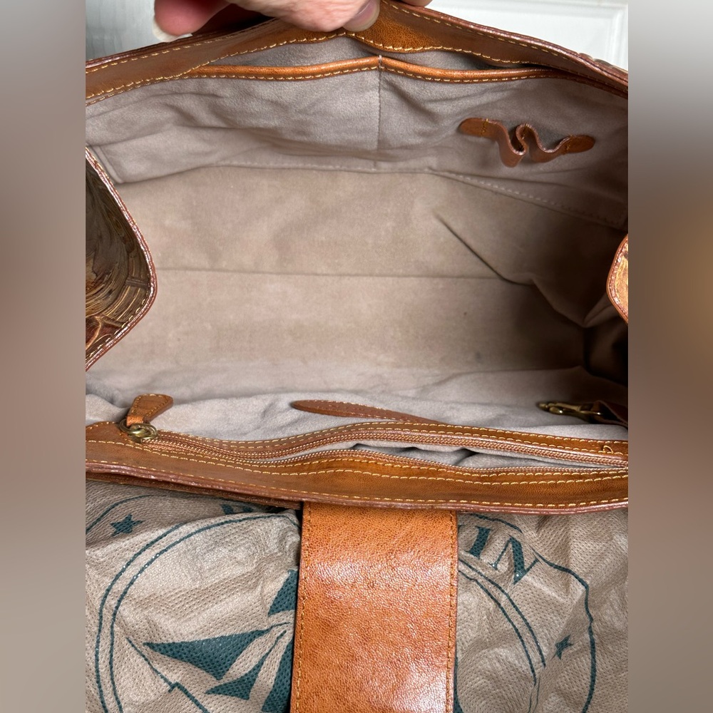 BRAHMIN FAIRHAVEN Sophie copper Copacabana surf texture leather Bag never used - Picture 10 of 16